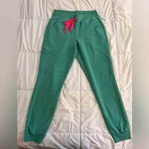 Figs Women's Surgical Green Zamora™ - Jogger Scrub Pants - S / Surgical Green